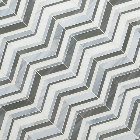 Urban Wave Lapis Glass Tile
