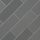 Urbano Graphite 3d Mix Tile