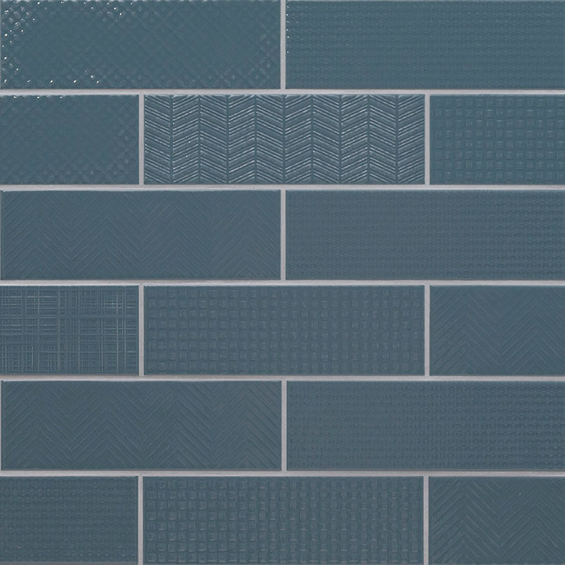Urbano Navy 3d Mix Tile