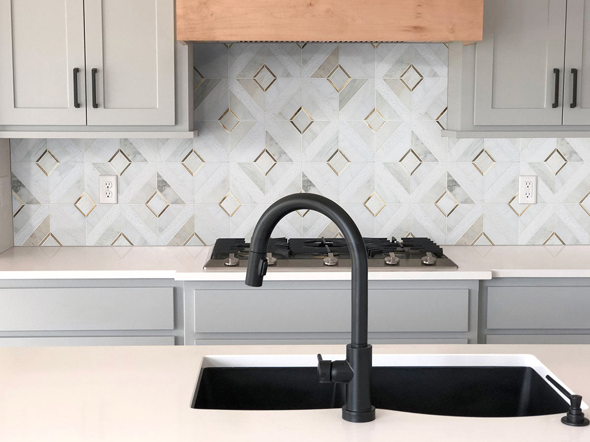 Verona Gold Pattern Tile