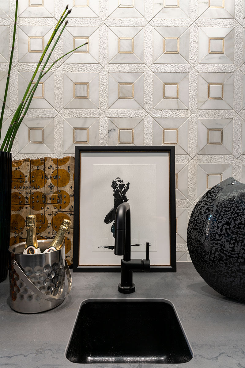 Verona Gold Pattern Tile