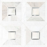 Verona Silver Pattern Backsplash Tile