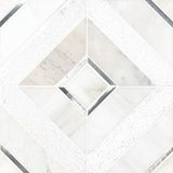 Verona Silver Pattern Backsplash Tile