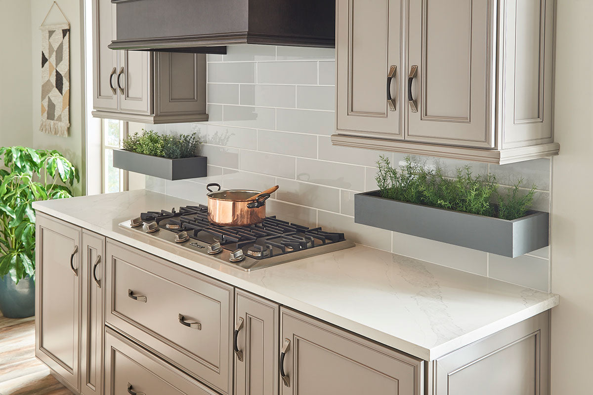 Gray Glossy Subway Tile 4x16 Tile