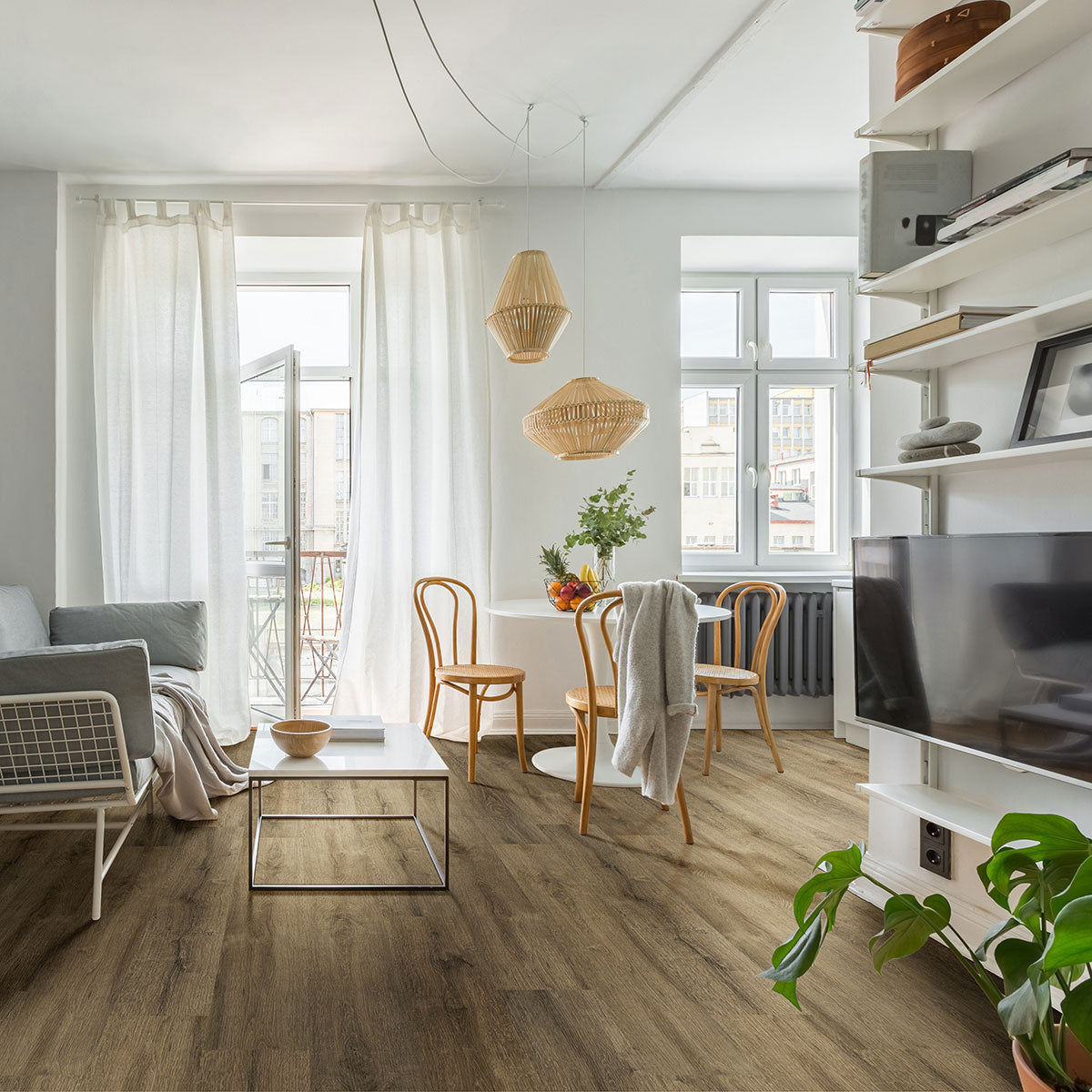 Prescott® Walnut Waves® Luxury Vinyl Planks