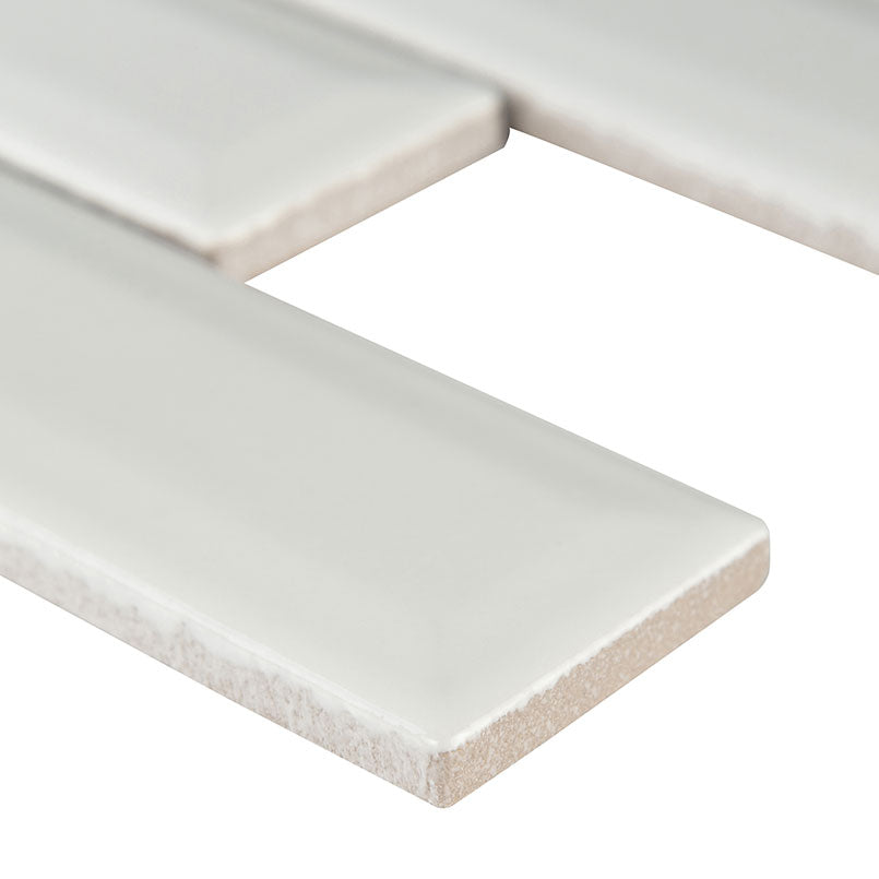 Whisper White Subway Tile 2x6 Tile