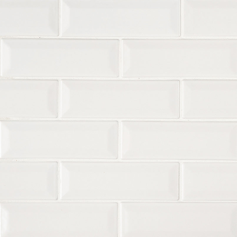 Whisper White Subway Tile 2x6 Tile
