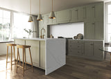 White 2X4 Beveled Glossy Tile