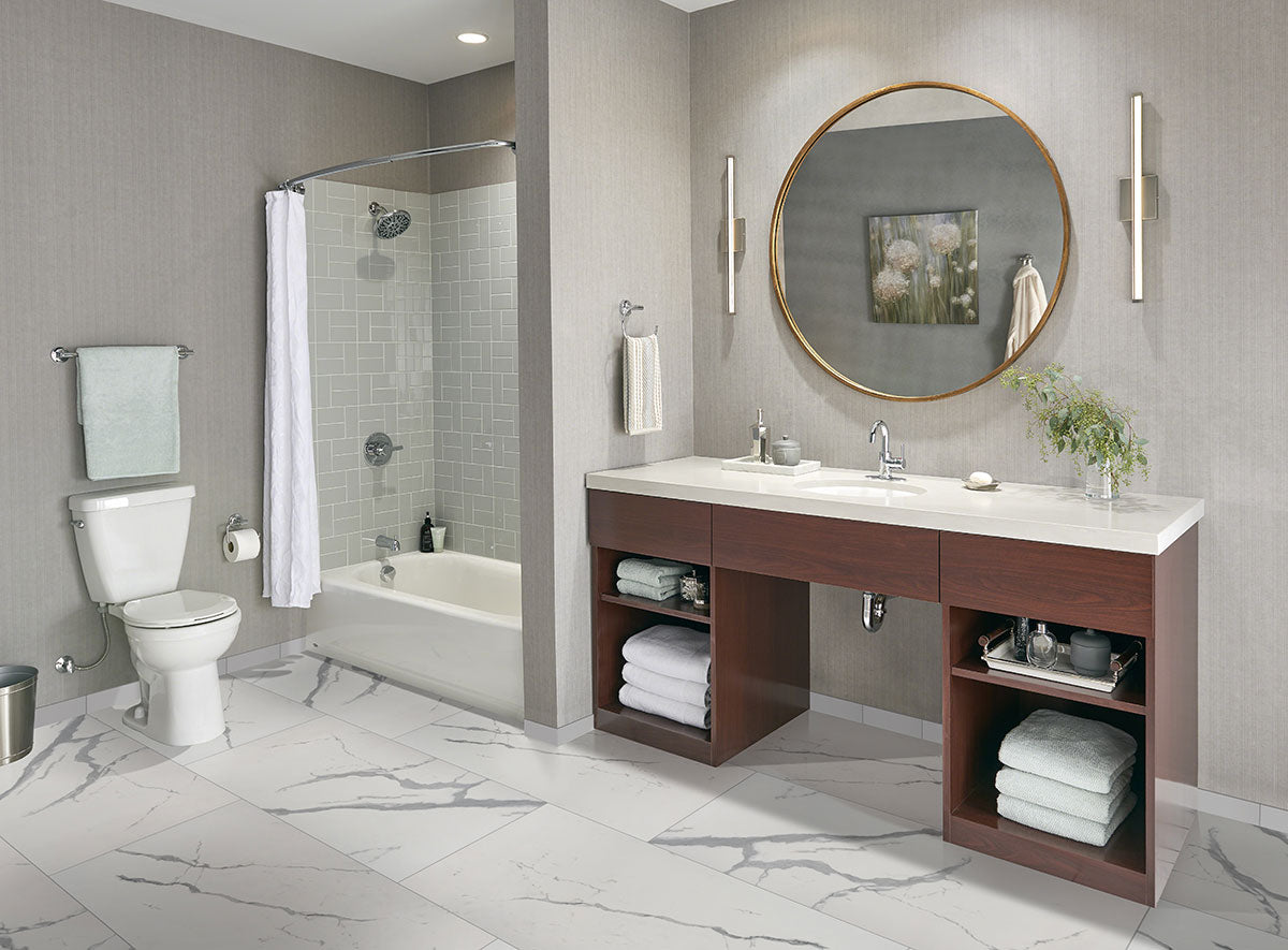 White Glossy Single Bullnose Tile 3x6 Tile