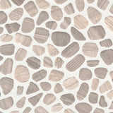 White Oak Pebbles Tumbled Tile