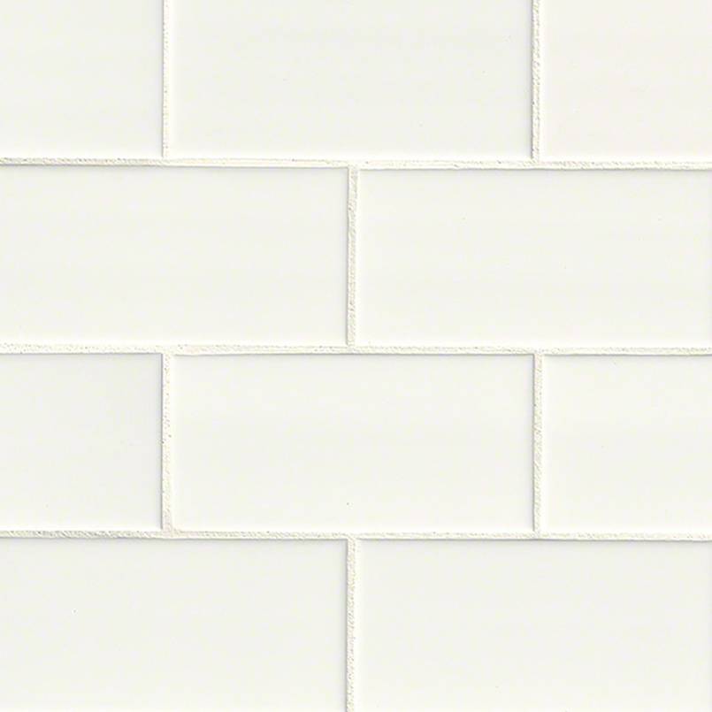 White Ceramic Subway Tile 3x6 Tile
