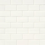White Ceramic Subway Tile 3x6 Tile