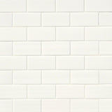 White Ceramic Subway Tile 3x6 Tile