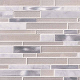 White Wave Interlocking Tile